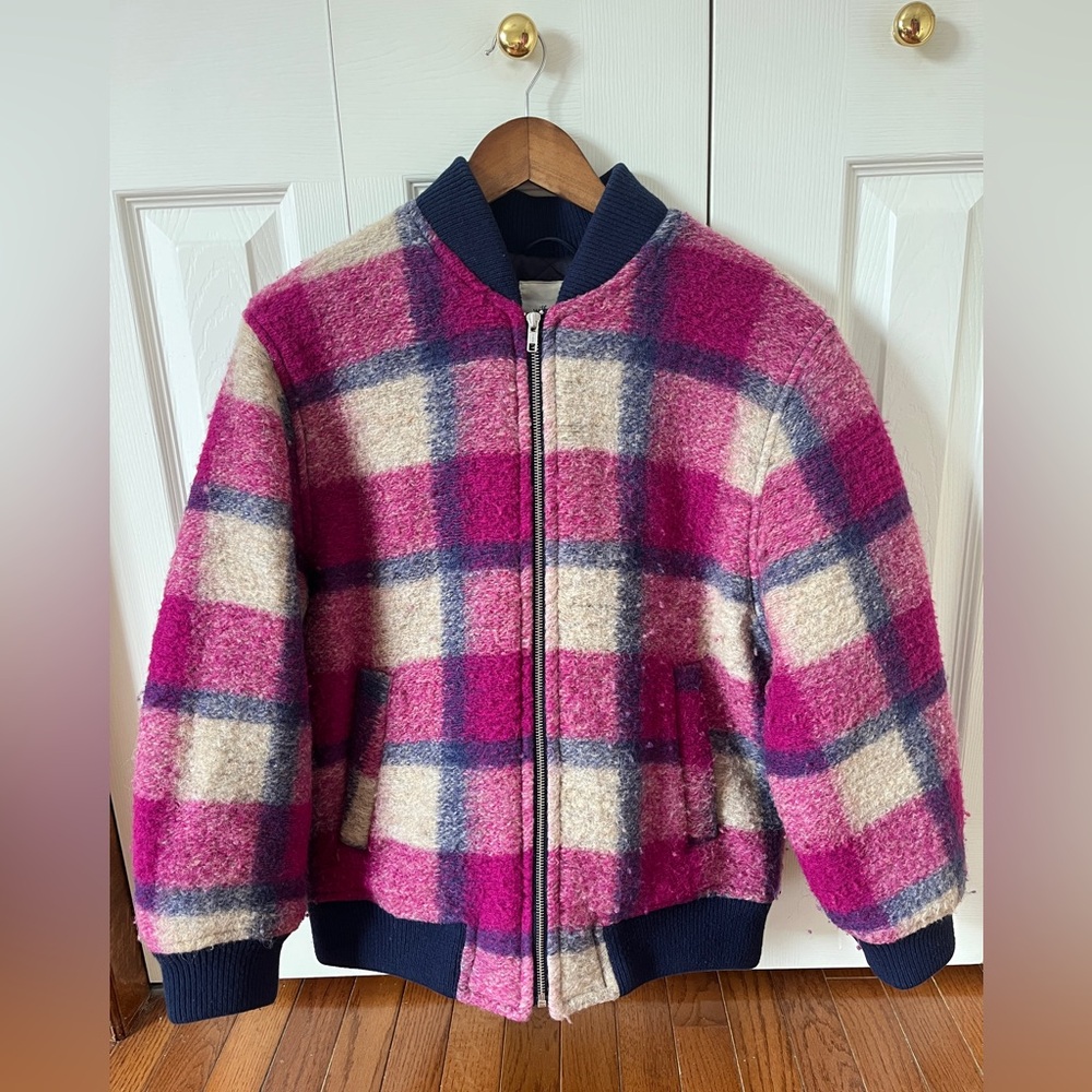 Aritzia Wilfred Free Quilted Navy Jacket